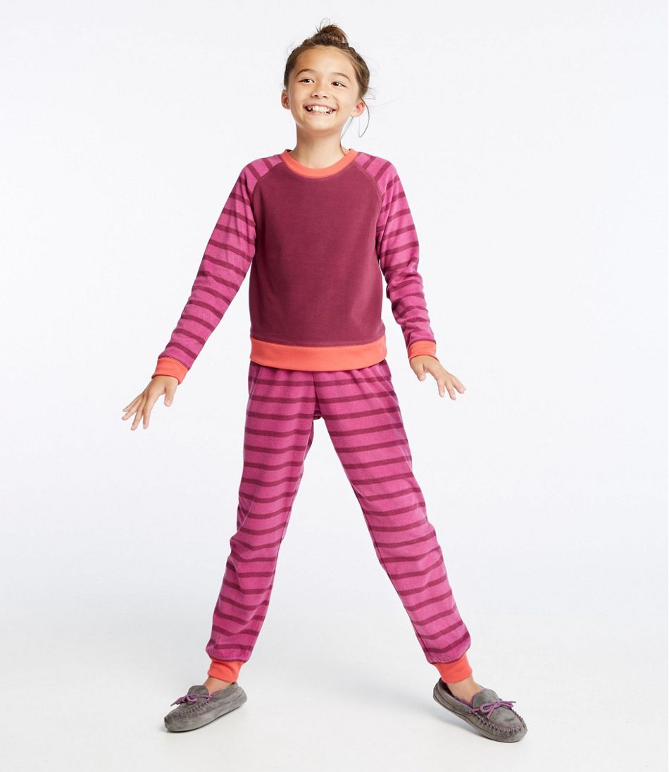 Slippers Boys Warm pyjama Set Age 7-13yrs Sleepwear Fleece Top Flannel Pant 