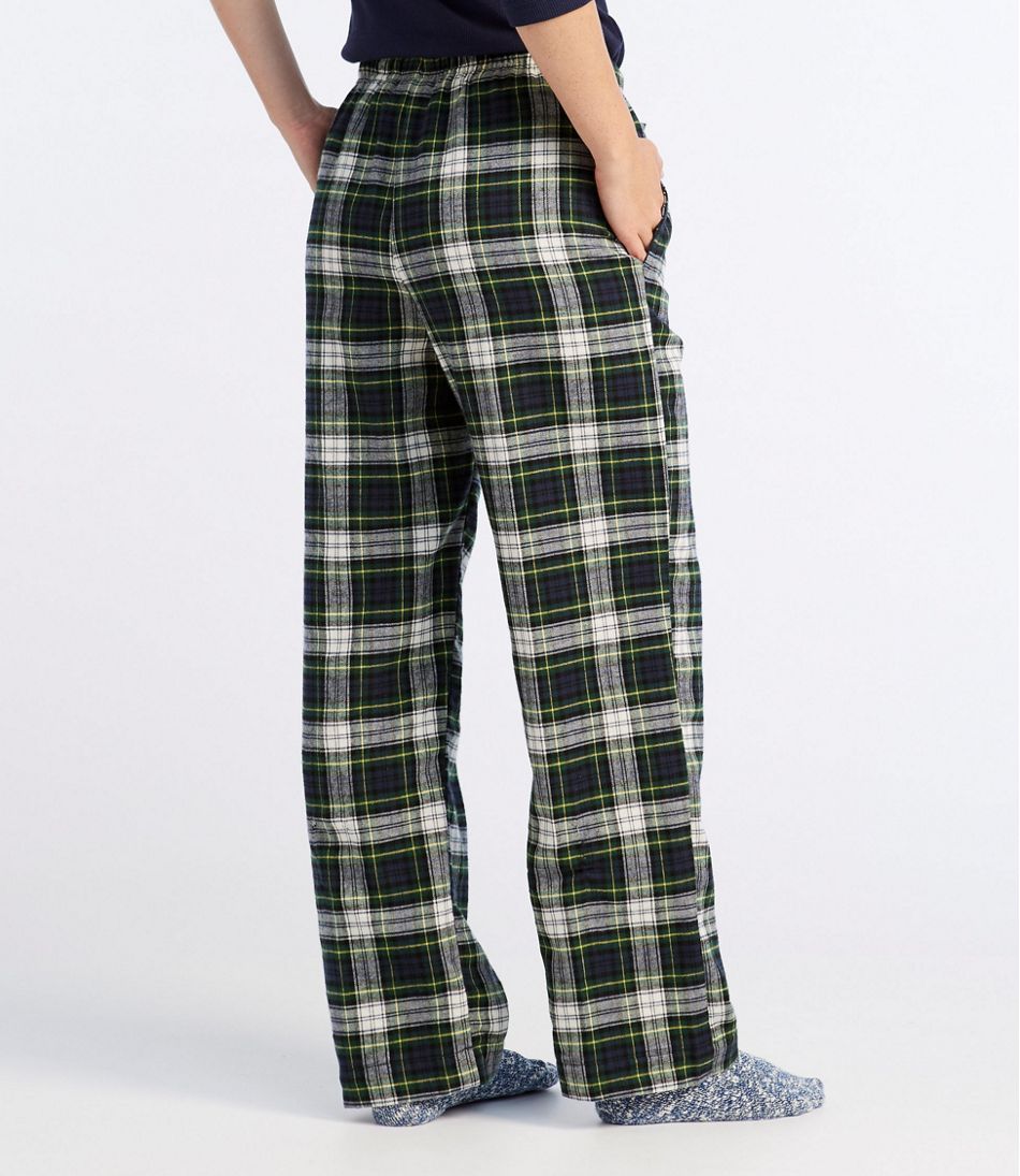 Women's Scotch Plaid Flannel Sleep Pants, Plaid