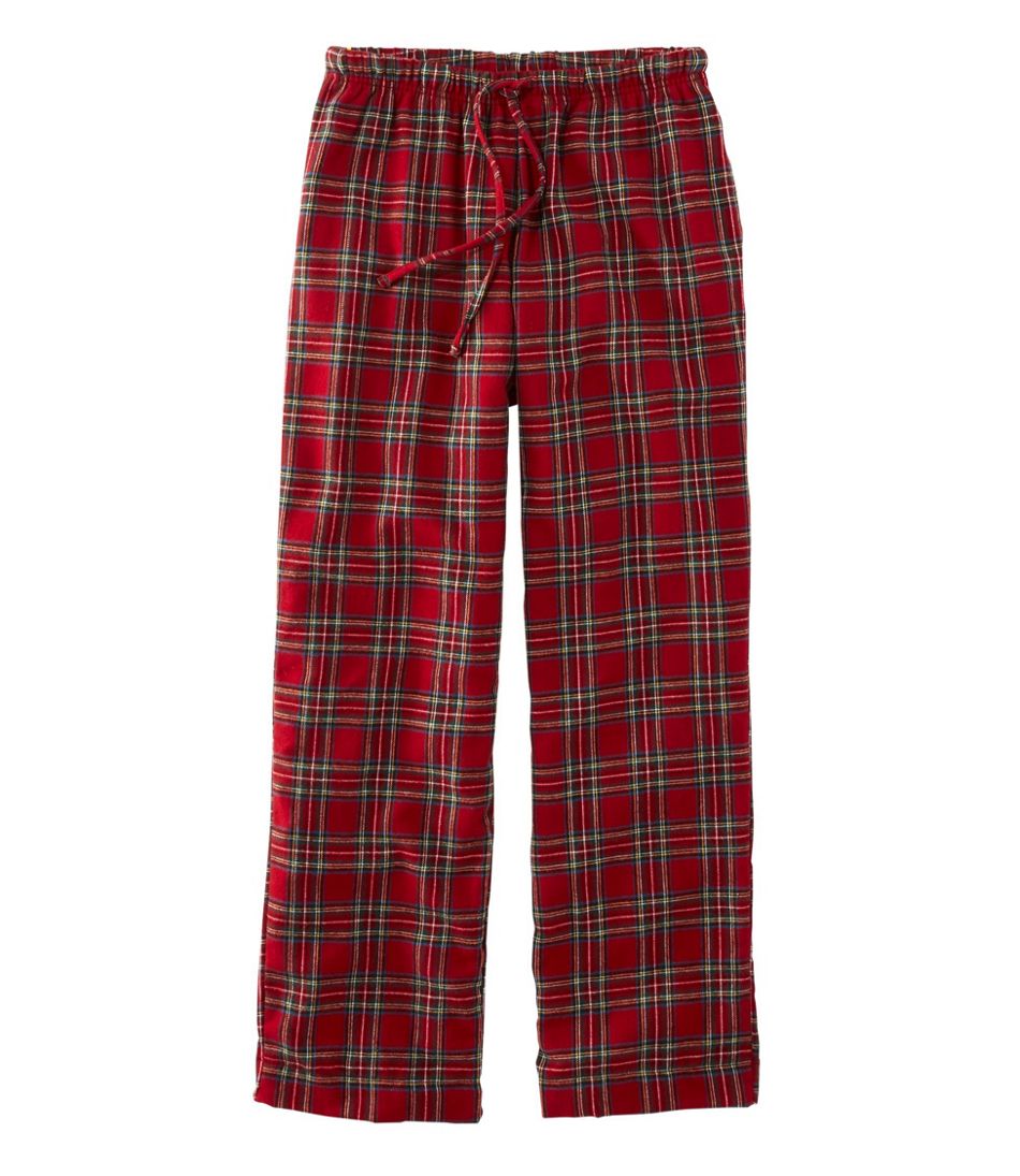 Women's Scotch Plaid Flannel Sleep Pants, Plaid