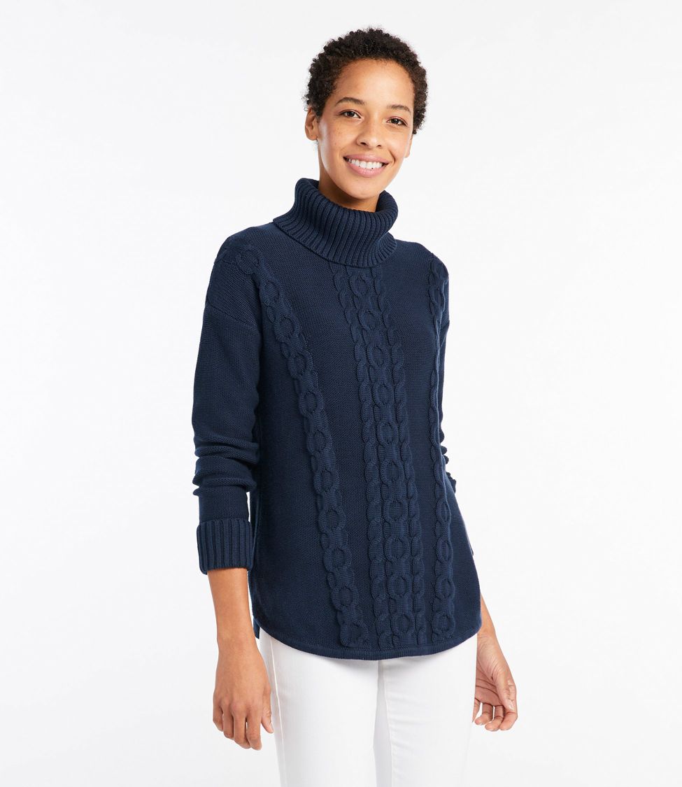 Ll bean shop womens turtleneck sweaters