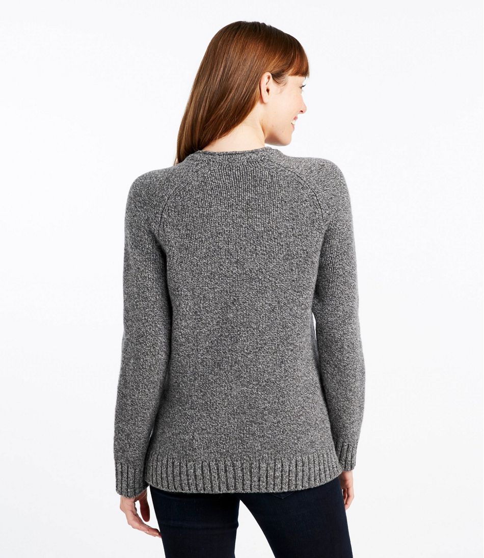 Women's L.L.Bean Classic Ragg Wool Sweater, Crewneck Raglan Sleeve