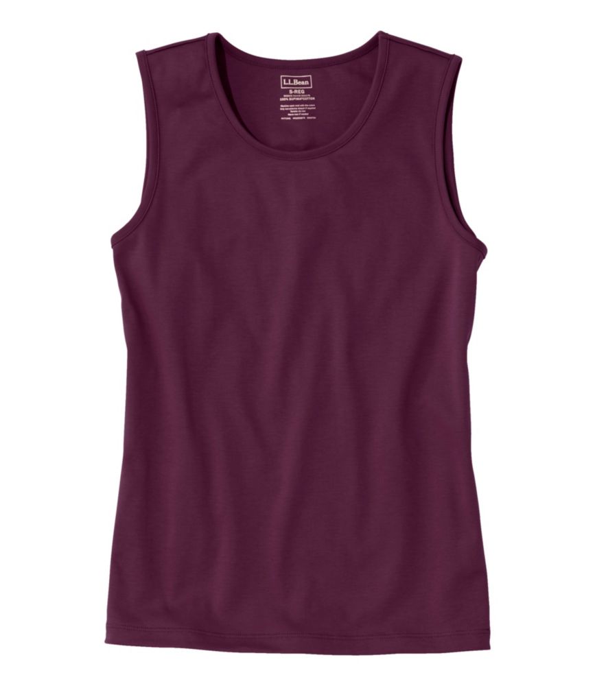 Women's Pima Cotton Tee, Shell