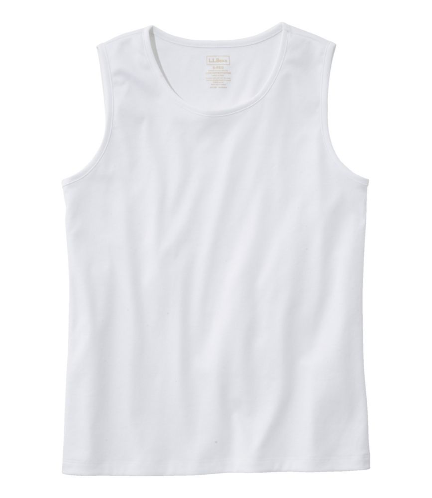 Women's Pima Cotton Tee, Shell