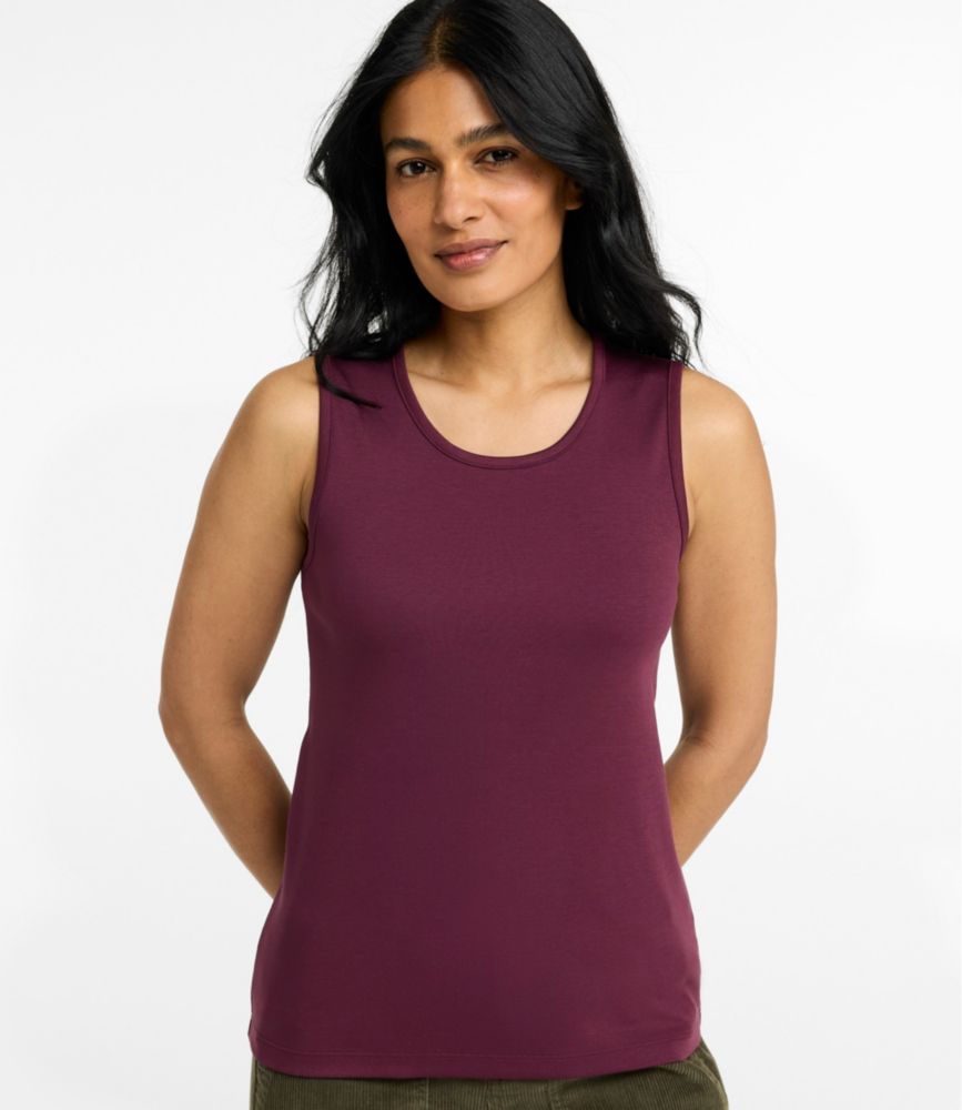 Women's Pima Cotton Tee, Shell