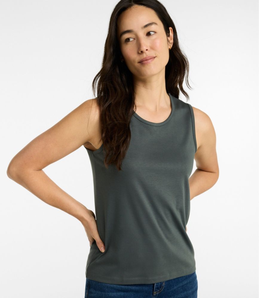 Women's Pima Cotton Tee, Shell