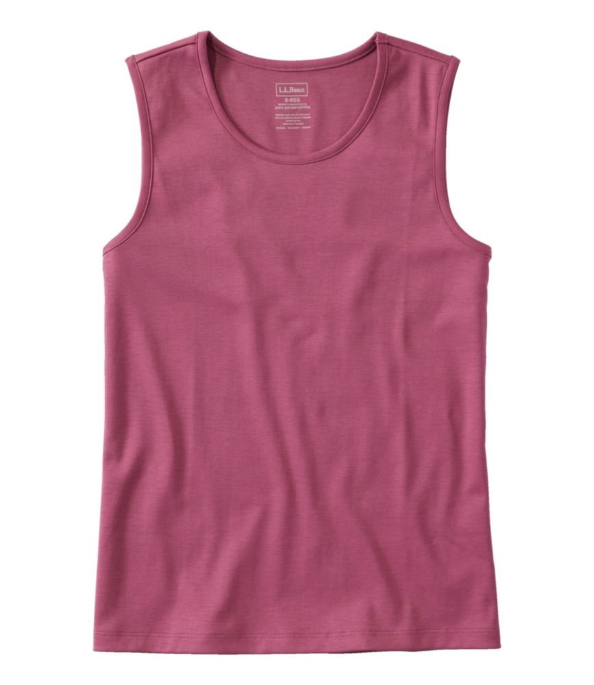 Women's Pima Cotton Tee, Shell