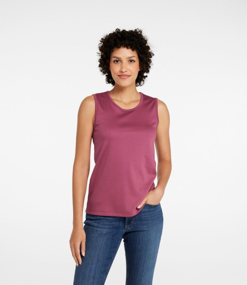 Women's Pima Cotton Tee, Shell