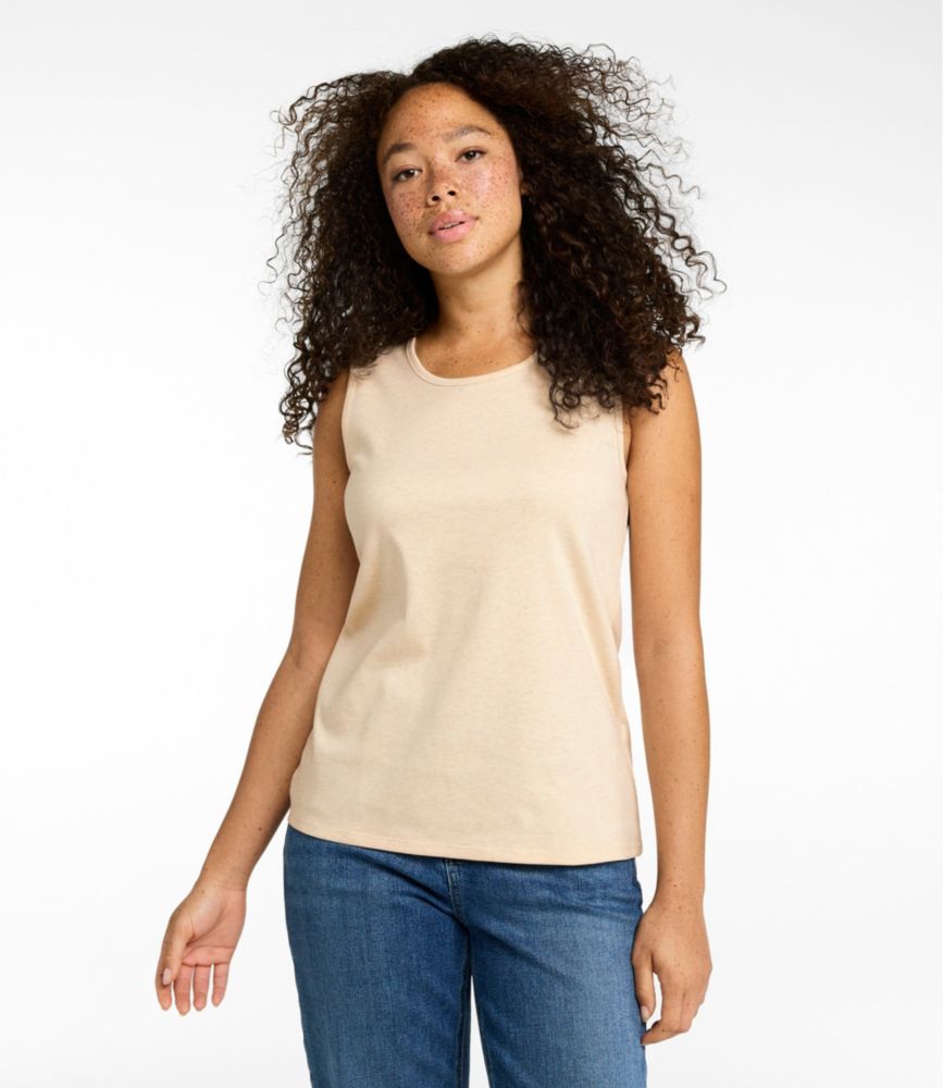 Women's Pima Cotton Tee, Shell