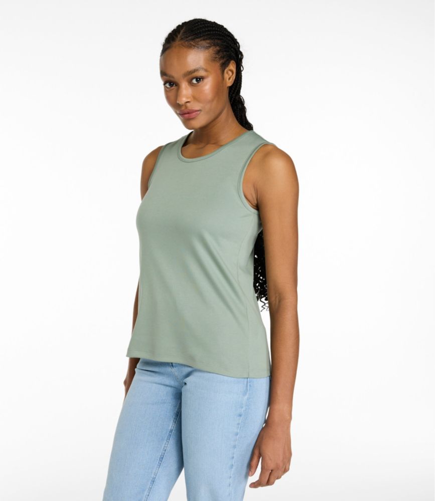 Women's Pima Cotton Tee, Shell
