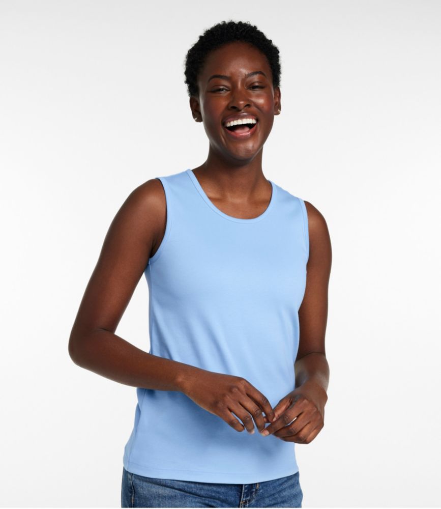 Women's Pima Cotton Tee, Shell