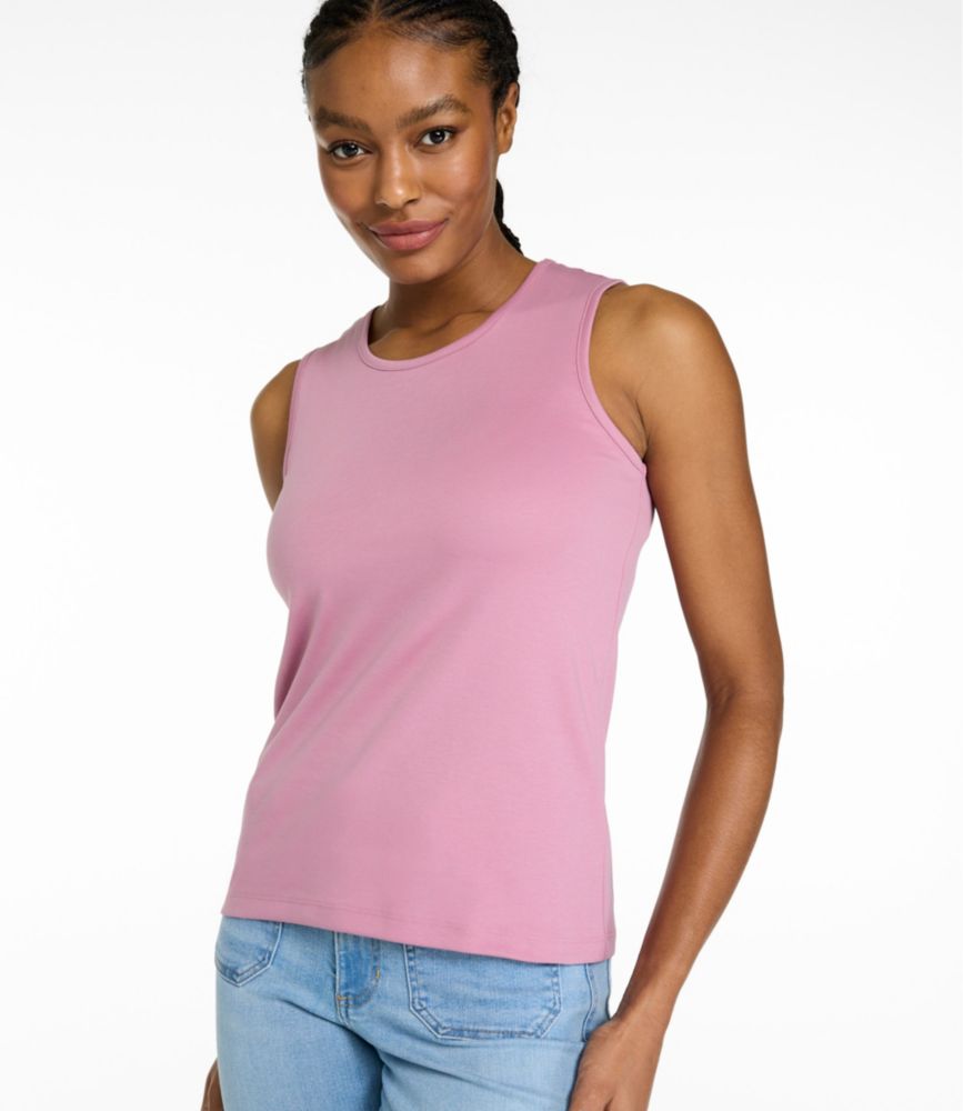 Women's Pima Cotton Tee, Shell
