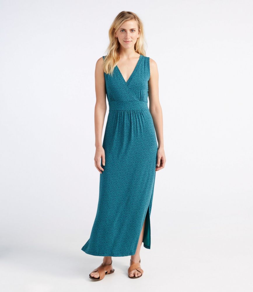 llbean maxi dress