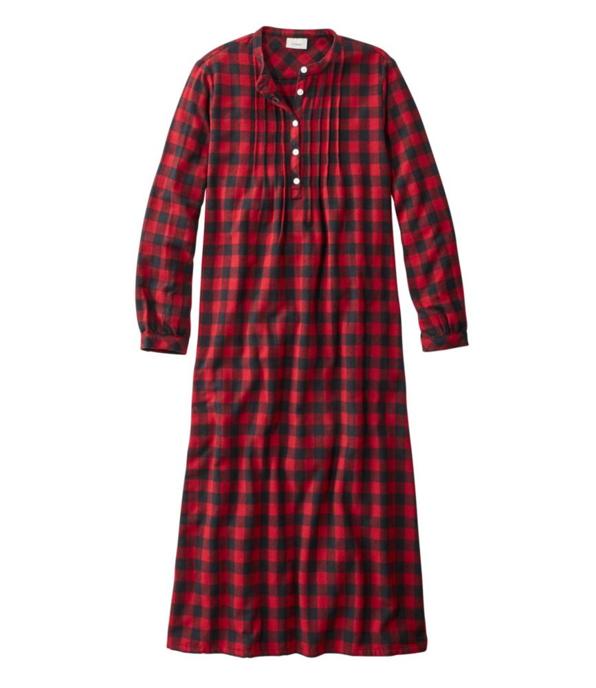 Women's Scotch Plaid Flannel Nightgown