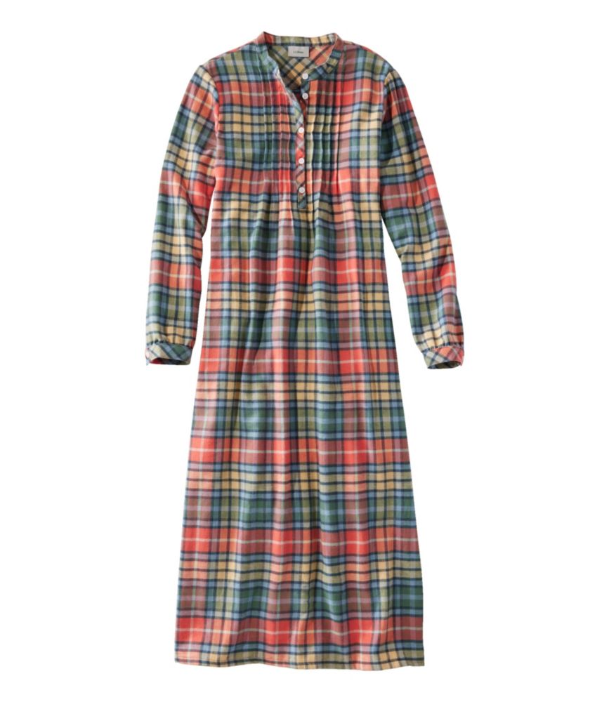 Women's Scotch Plaid Flannel Nightgown