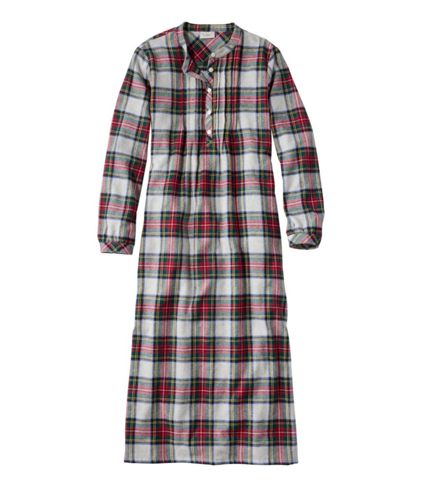 Women's Scotch Plaid Flannel Nightgown