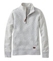 Quilted Sweatshirt Pullover, Light Gray Heather, small image number 0