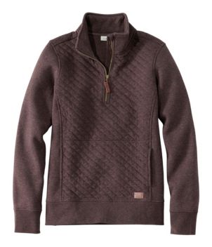 Women's Quilted Quarter-Zip Pullover