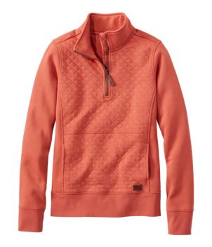 Women's Quilted Quarter-Zip Pullover