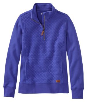 Women's Quilted Quarter-Zip Pullover