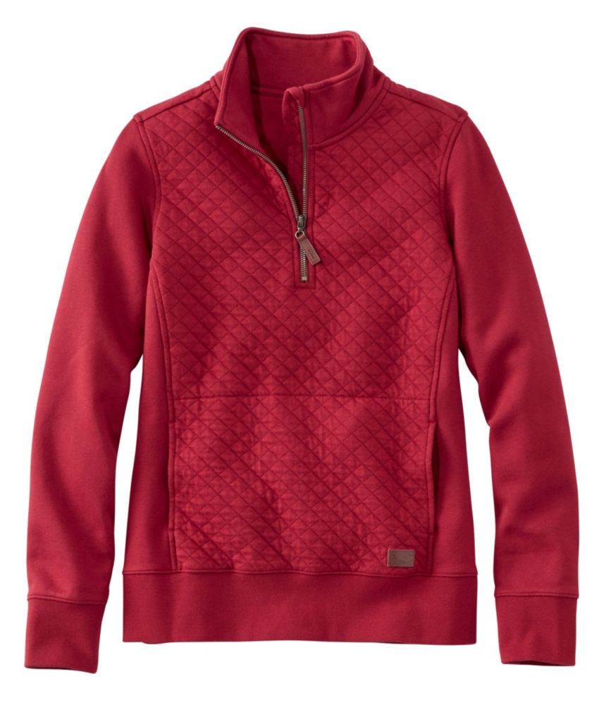 Women's Quilted Quarter-Zip Pullover