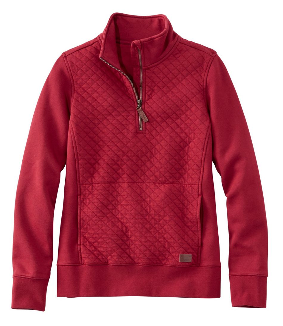 Women's Quilted Quarter-Zip Pullover