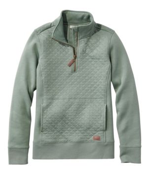 Women's Quilted Quarter-Zip Pullover