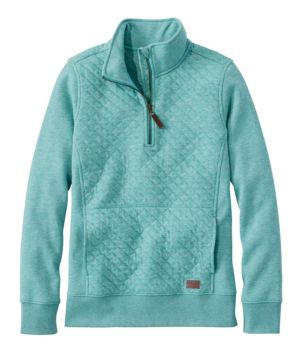 Women's Quilted Quarter-Zip Pullover