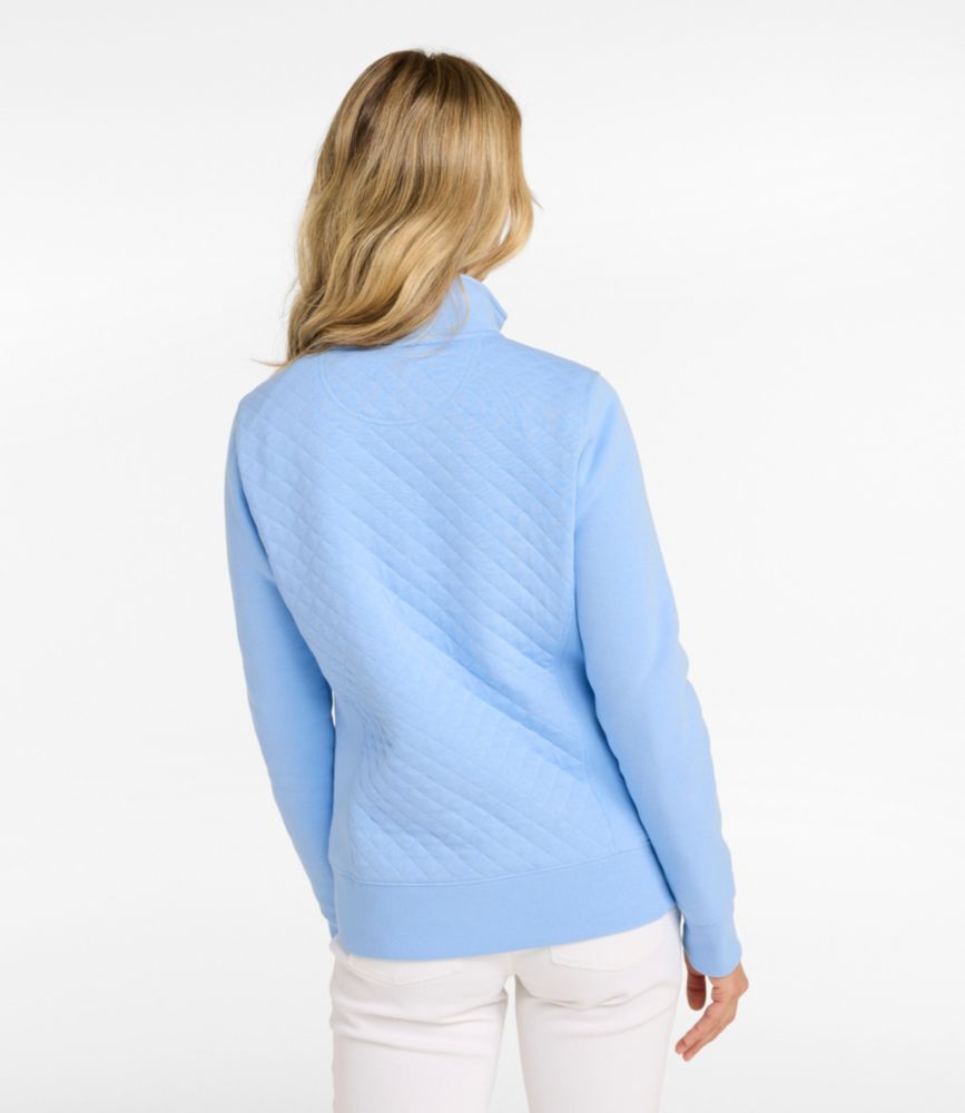 Women's Quilted Quarter-Zip Pullover | Sweatshirts at L.L.Bean