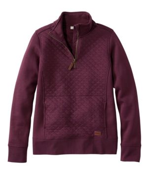 Women's Quilted Quarter-Zip Pullover