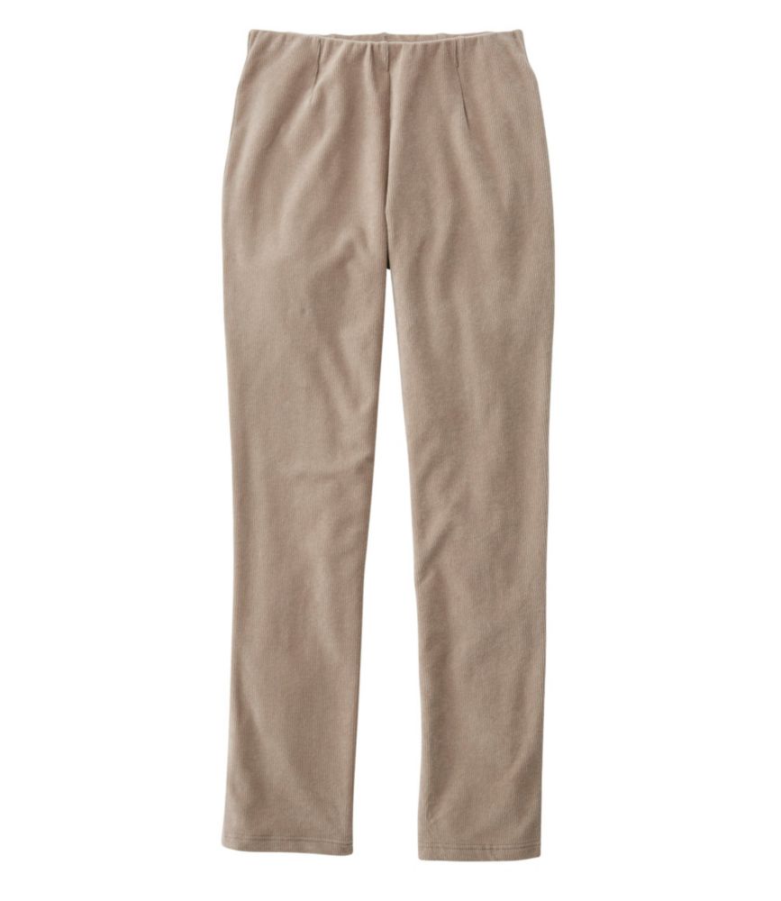 women's slim leg knit pants