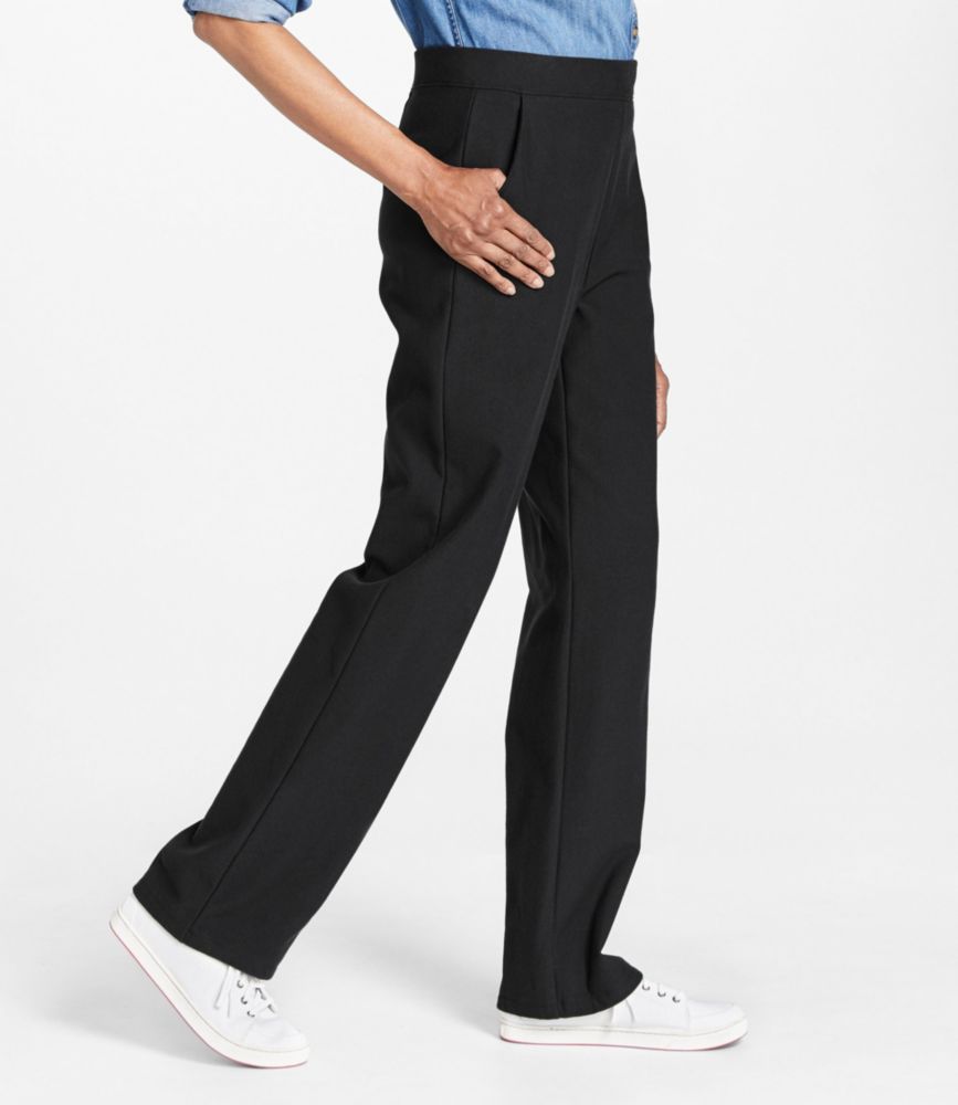 Women's Perfect Fit Pants, Fleece-Backed Straight-Leg at L.L. Bean