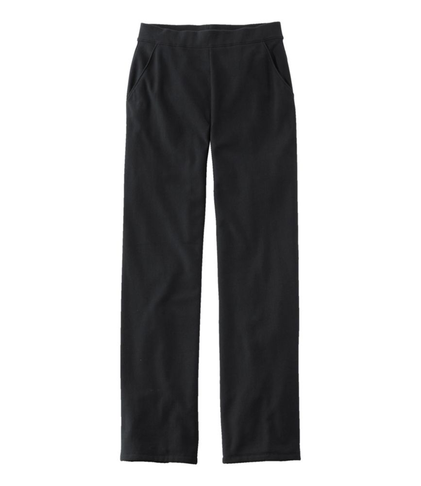 women's fleece straight leg sweatpants