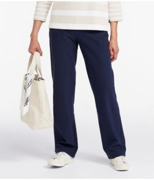 Women's Perfect Fit Pants, Fleece-Backed Straight-Leg