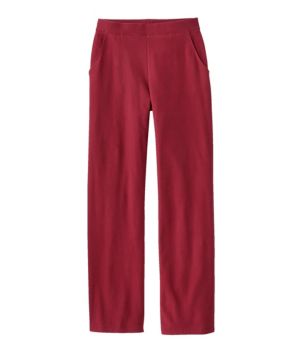 Women's Perfect Fit Pants, Fleece-Backed Straight-Leg