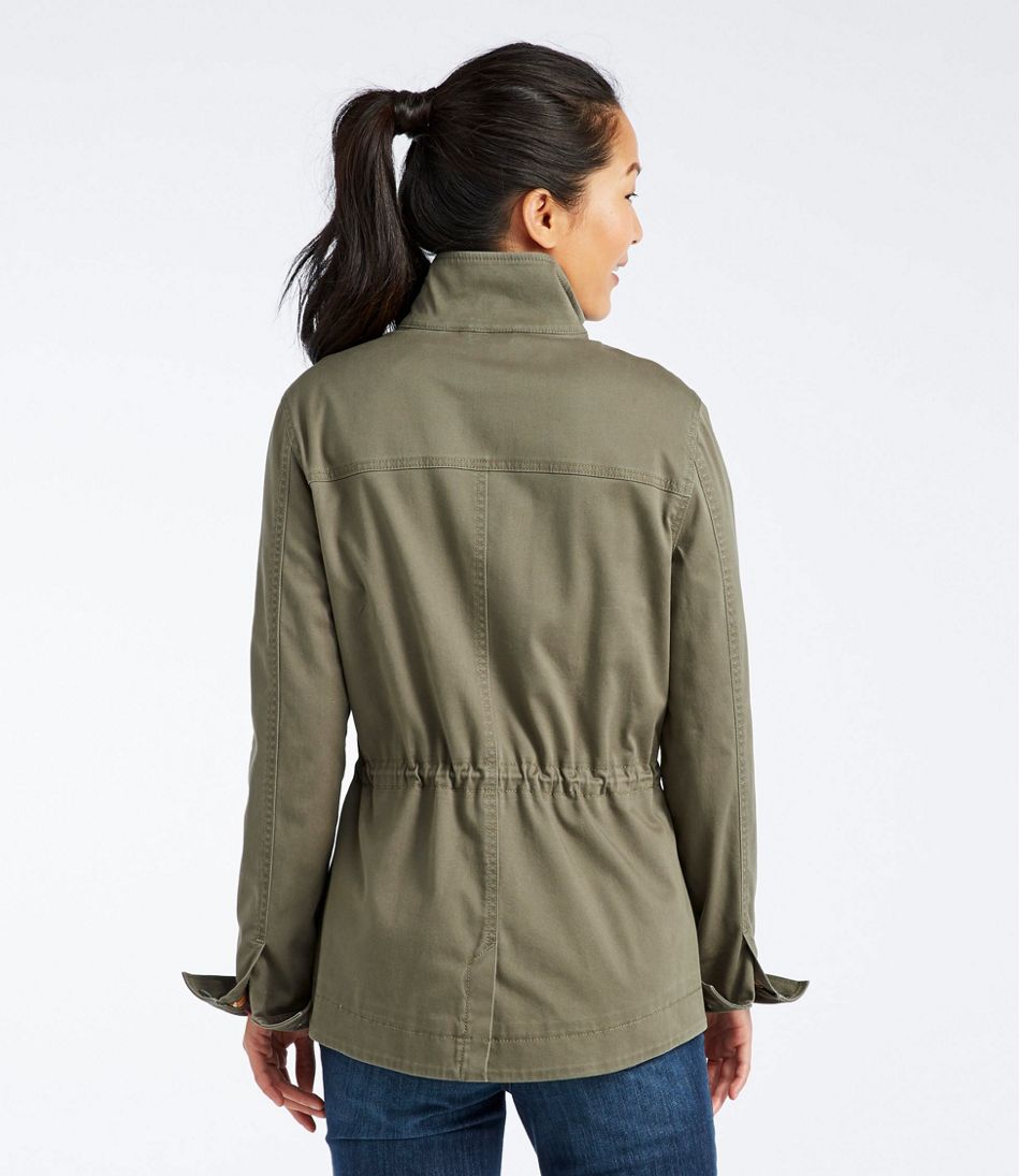 Women's Classic Utility Jacket, Flannel-Lined