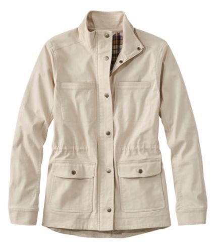 Ladies beige 2025 utility jacket