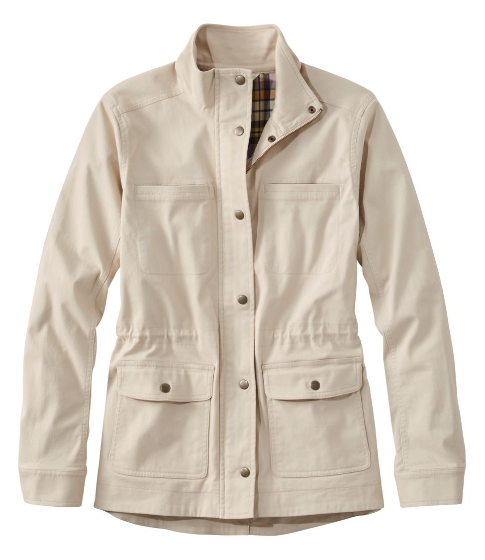 Women's Classic Utility Jacket, Flannel-Lined at L.L. Bean