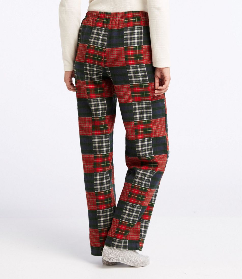Women's L.L.Bean Flannel Sleep Pants, Patchwork | Pajamas & Nightgowns ...