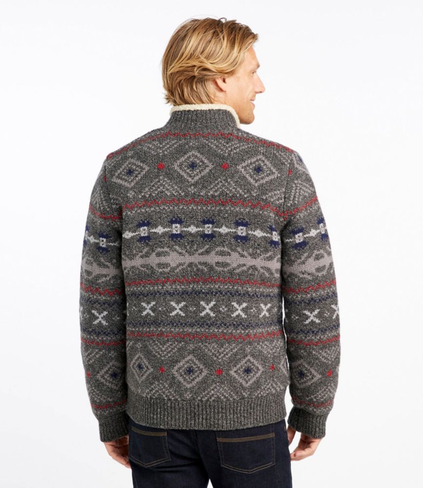 ll bean sherpa cardigan