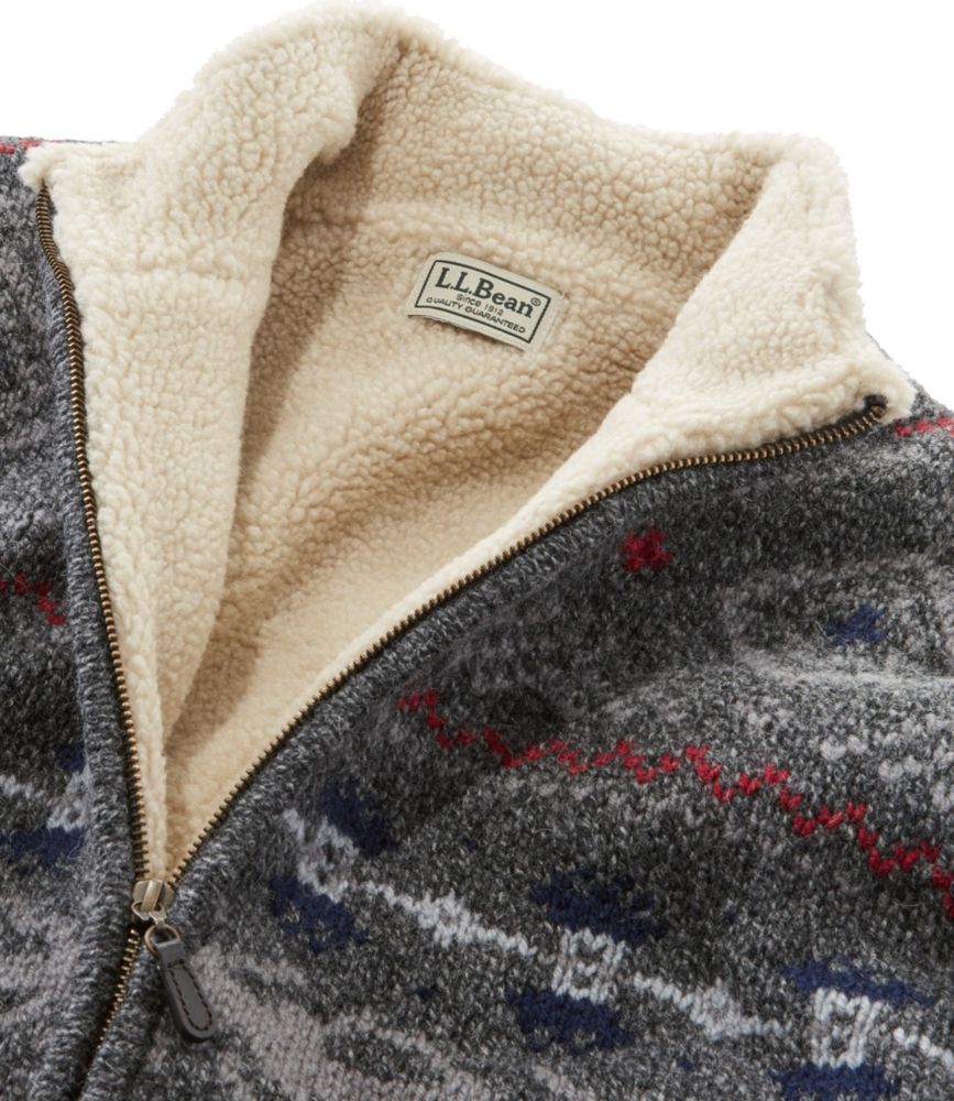 sherpa lined sweater