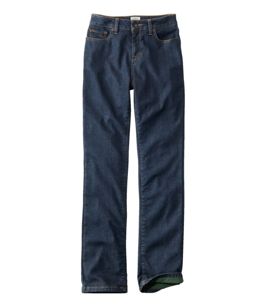 women's insulated blue jeans