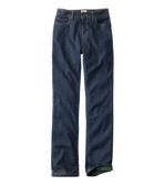 Women's plus size 2024 flannel lined jeans