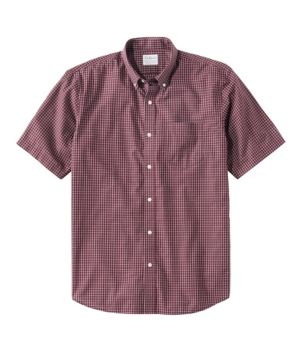 Men's Wrinkle-Free Kennebunk Sport Shirt, Traditional Fit Short-Sleeve Check