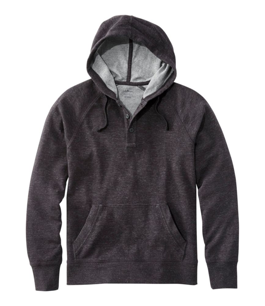 henley hooded sweatshirt