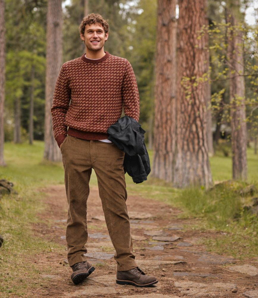 Men's L.L.Bean Stretch Country Corduroy Pants, Classic Fit, Plain Front, Antique Olive, small image number 8