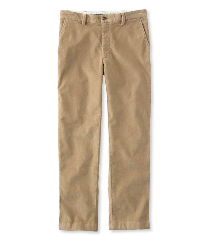 Men's L.L.Bean Stretch Country Corduroy Pants, Classic Fit, Plain Front, Dark Khaki, small image number 1