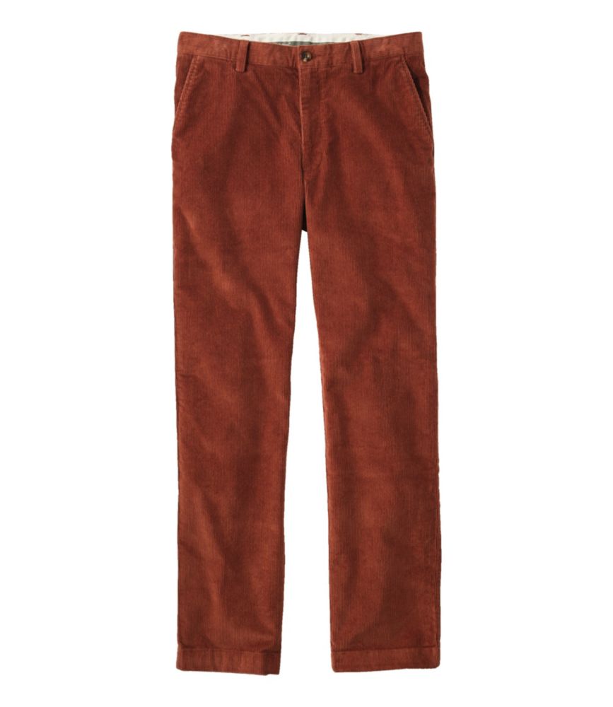 Men's L.L.Bean Stretch Country Corduroy Pants, Classic Fit, Plain Front, Burnt Mahogany, small image number 1