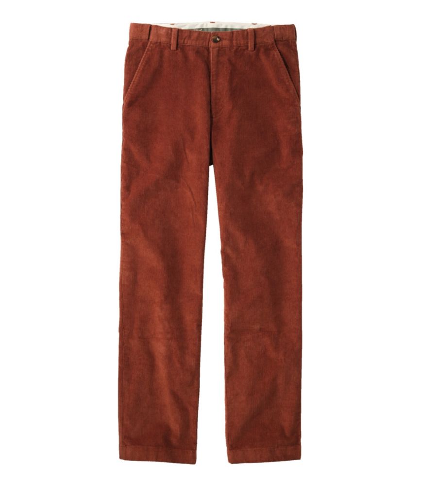 Men's L.L.Bean Stretch Country Corduroy Pants, Natural Fit, Plain Front, Hidden Comfort, Burnt Mahogany, small image number 1