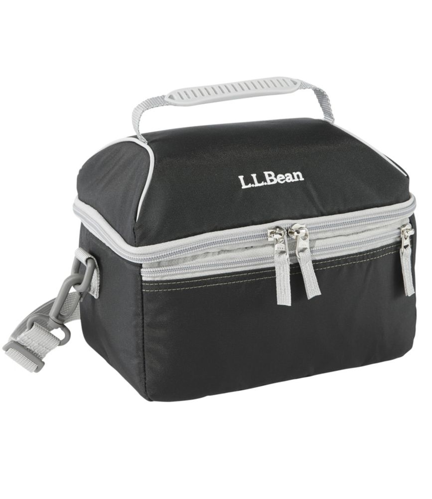 Flip-Top Lunch Box, Black, small image number 1