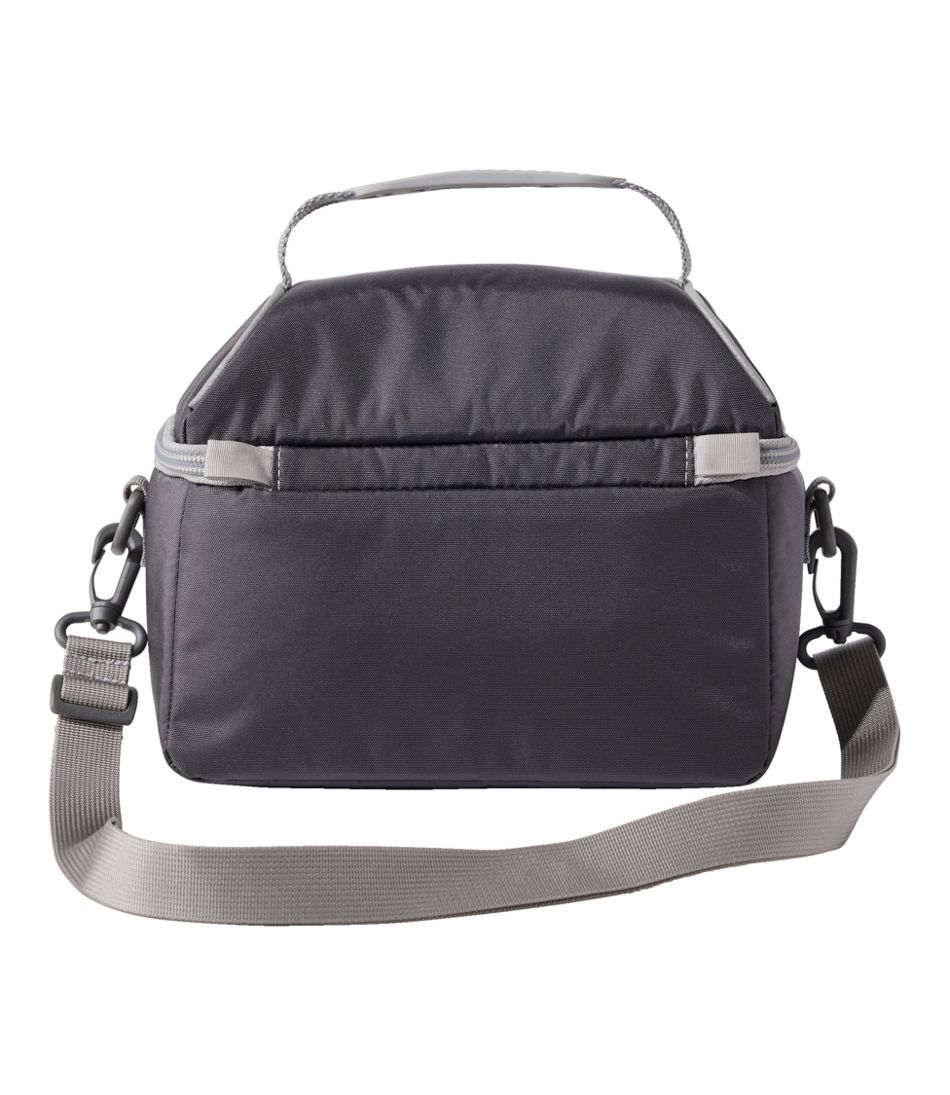 L.L.Bean Flip Top Lunch Box Handbags Black : One Size